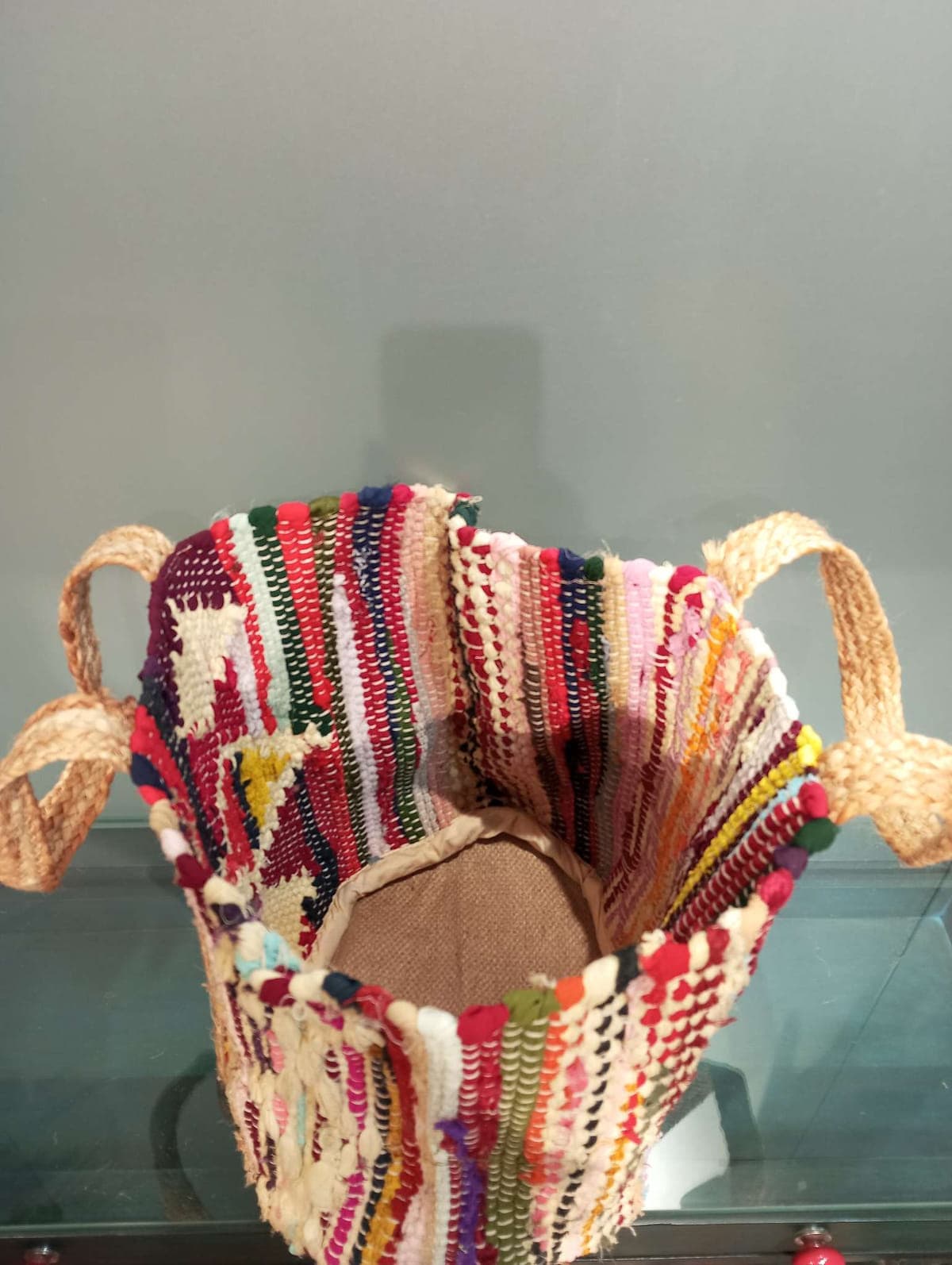Colorful Multi Pattern Beach Bag