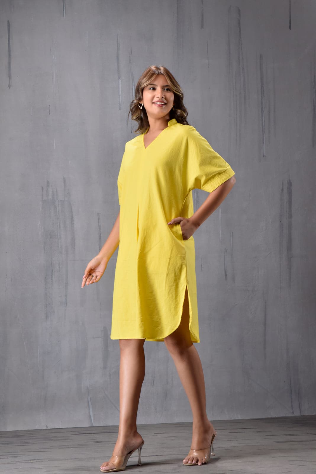 Boxy Dress With Pocket