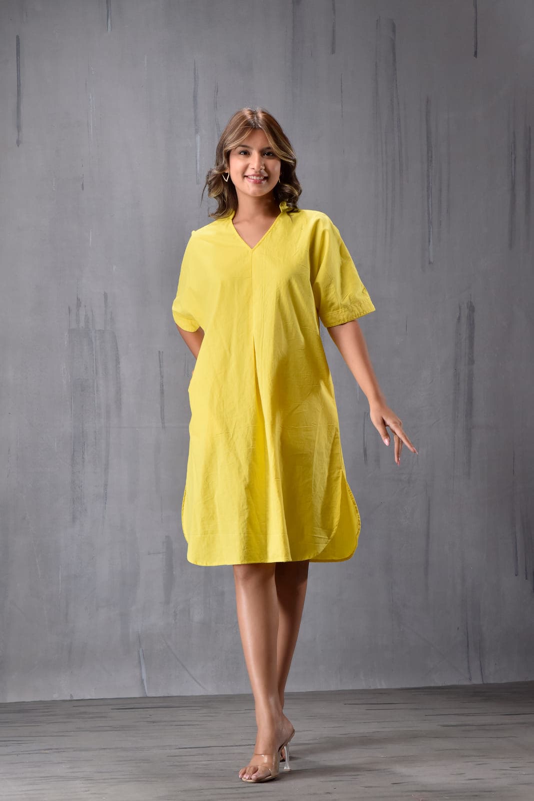 Boxy Dress With Pocket
