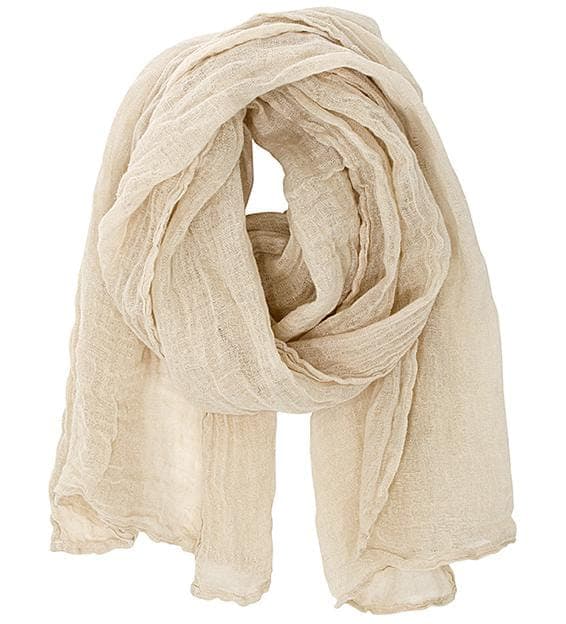 LINEN SCARVES 2 SIZES AND SEVERAL COLORS