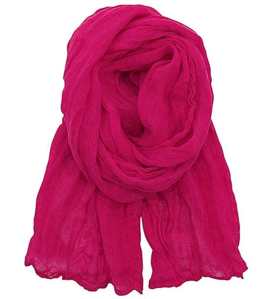 LINEN SCARVES 2 SIZES AND SEVERAL COLORS