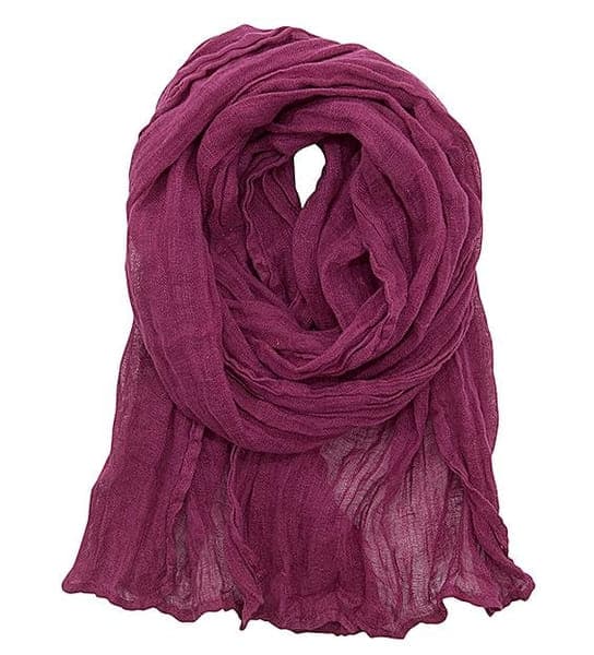 LINEN SCARVES 2 SIZES AND SEVERAL COLORS