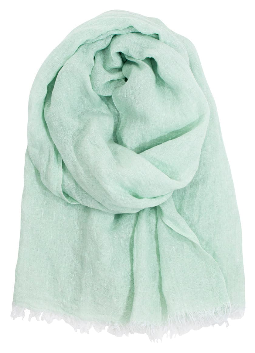 LUXURIOUS LINEN SCARF 2 SIZES AND SEVERAL COLOR.