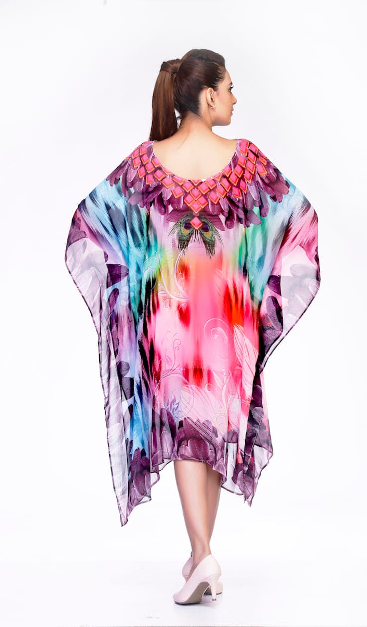 PINK COLOR KNEE LENGTH CAFTAN