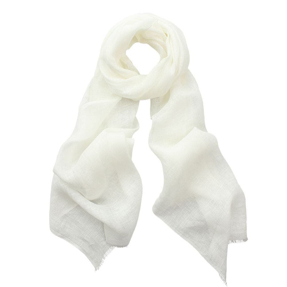 Classic Linen and Viscose Scarf