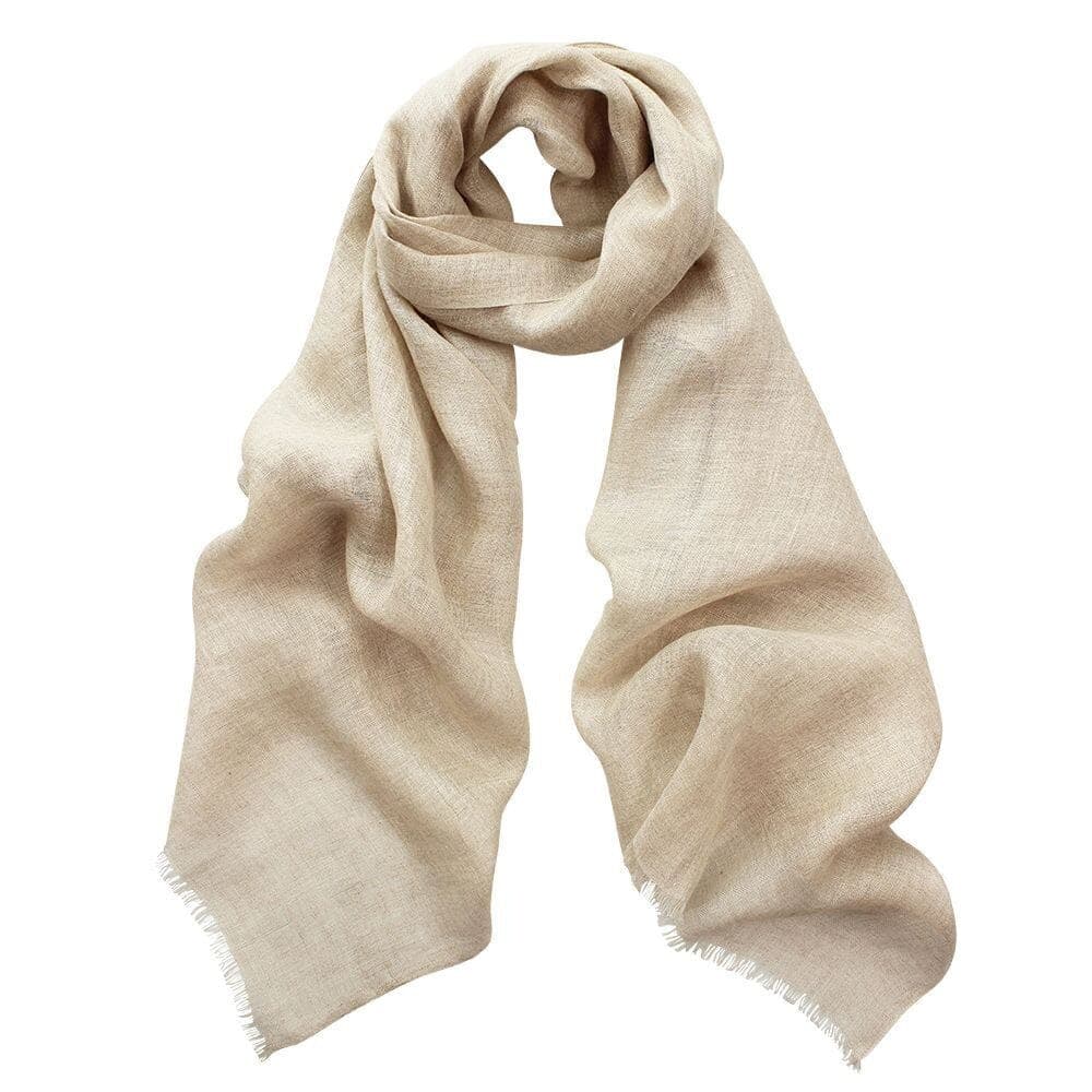 Classic Linen and Viscose Scarf