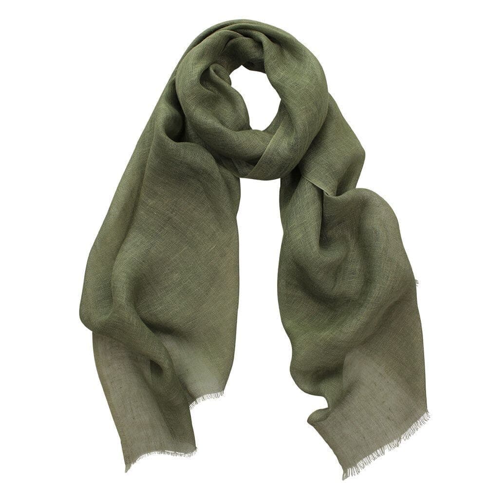 Classic Linen and Viscose Scarf