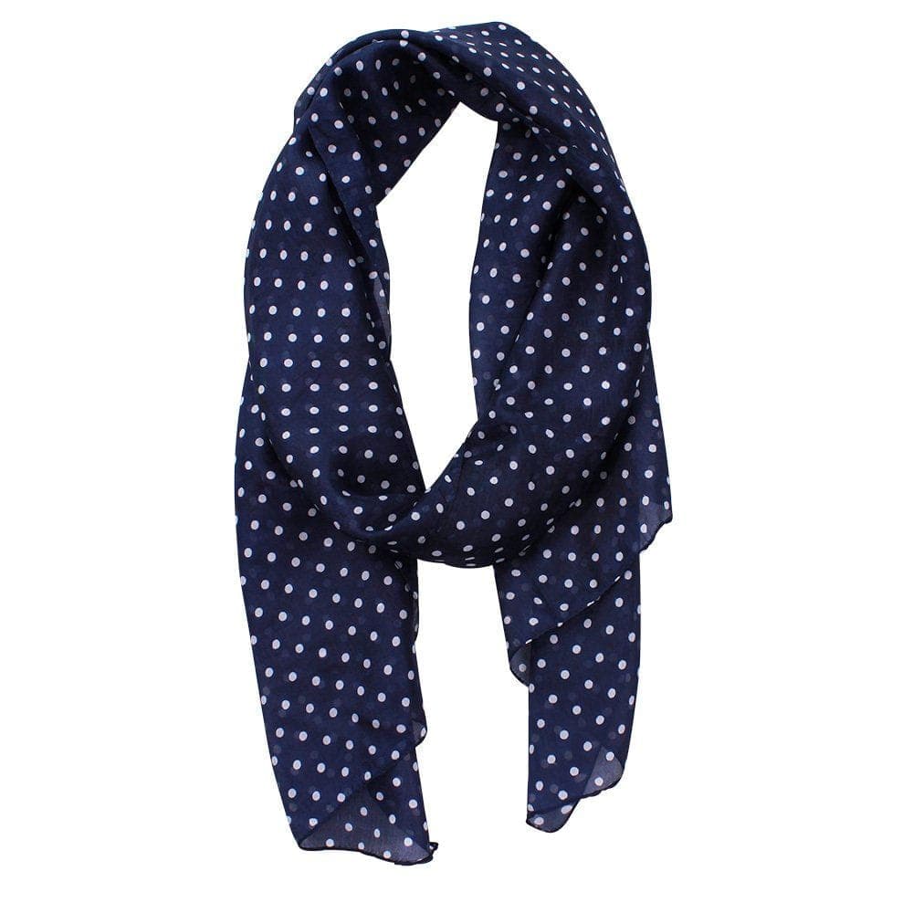 Spot Hand Printed Pure Silk Scarf