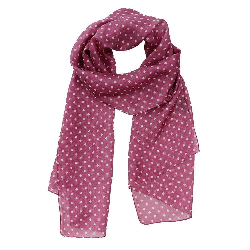 Spot Hand Printed Pure Silk Scarf