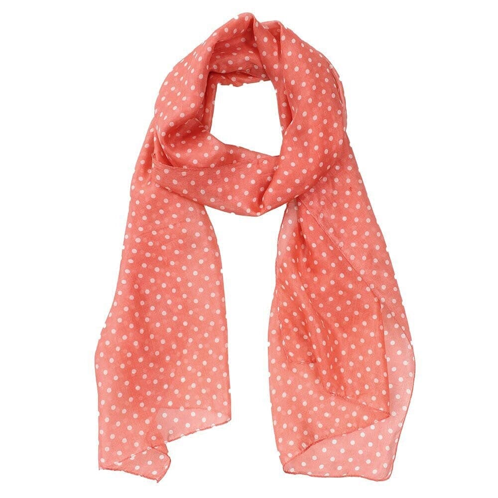 Spot Hand Printed Pure Silk Scarf