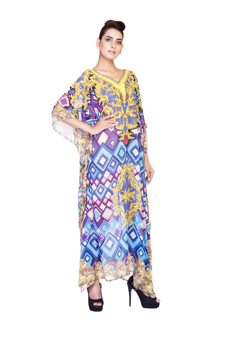LONG LENGTH CAFTAN WITH FANCY DETAILING