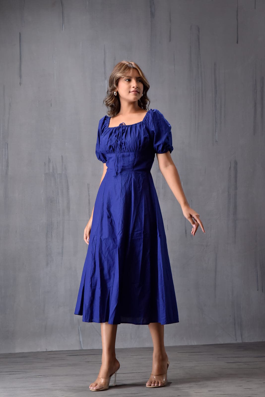 Front Gatther Dress