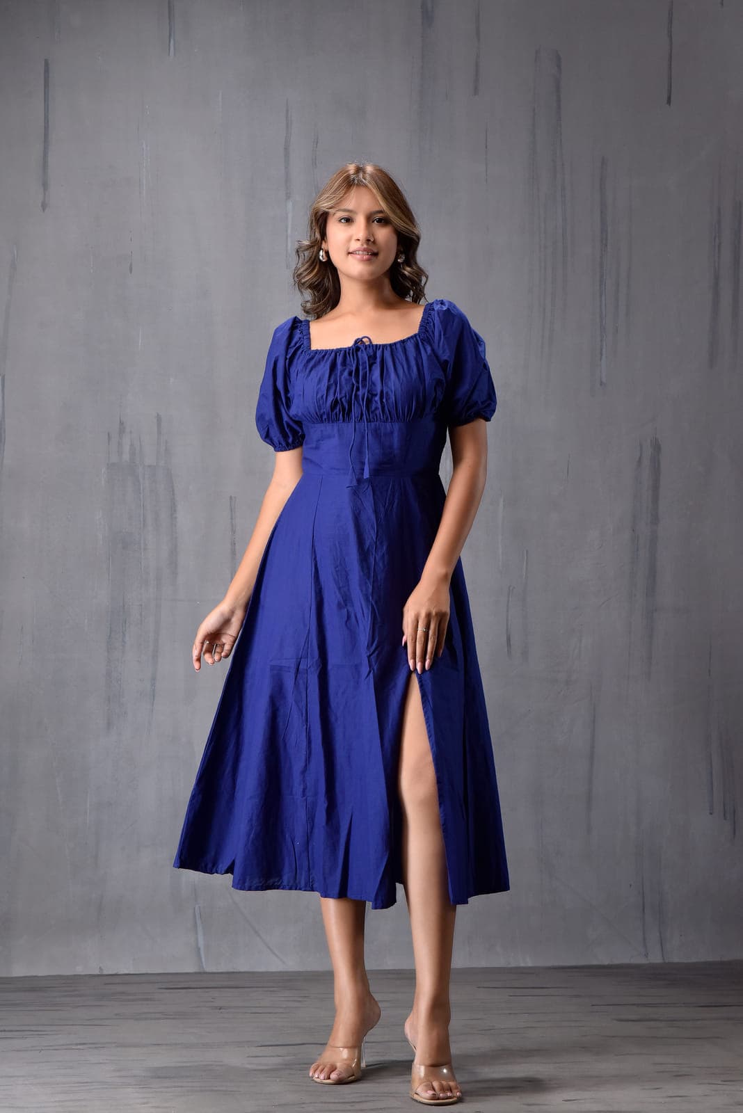 Front Gatther Dress
