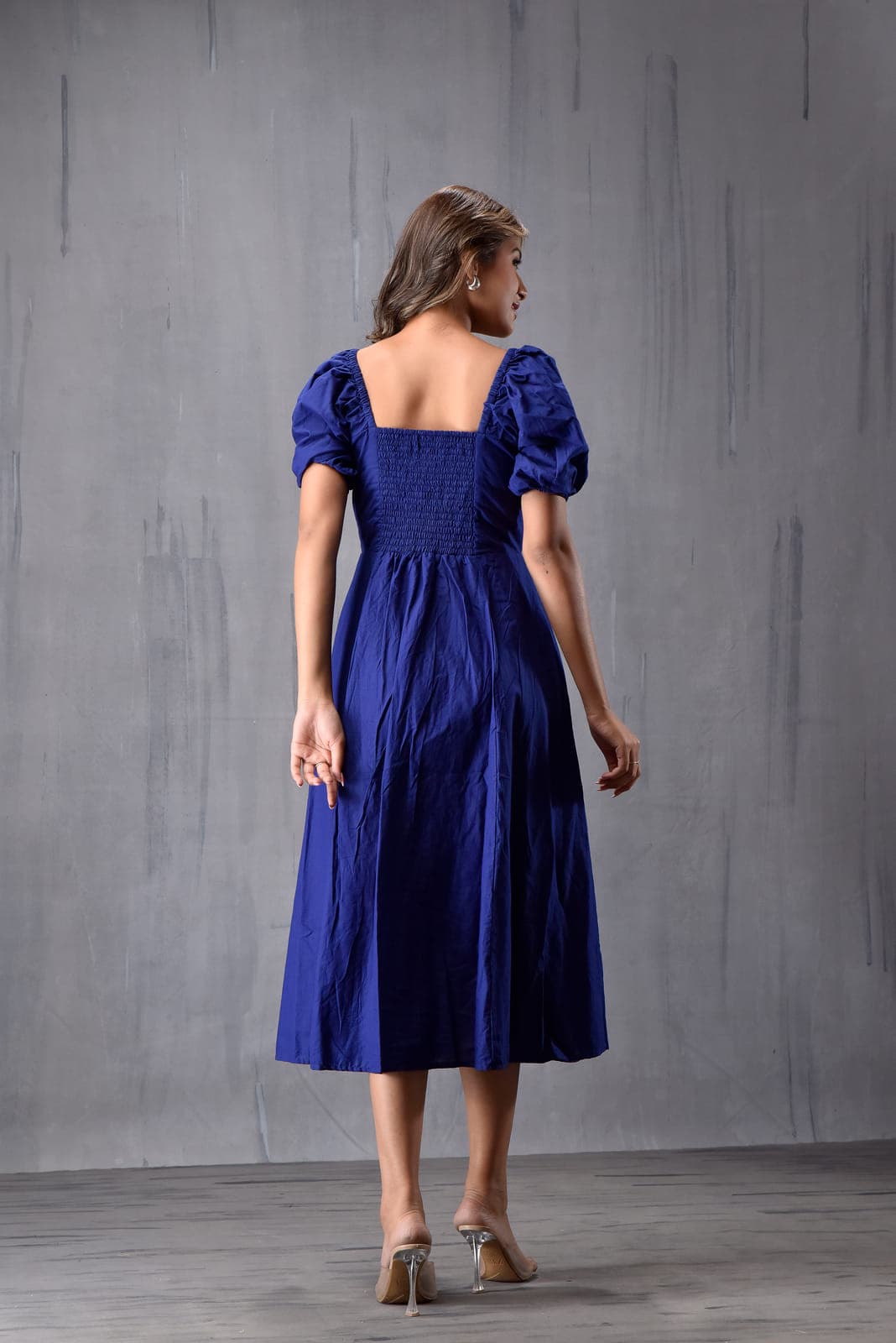 Front Gatther Dress