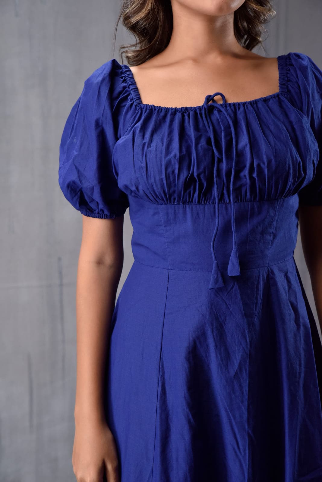 Front Gatther Dress