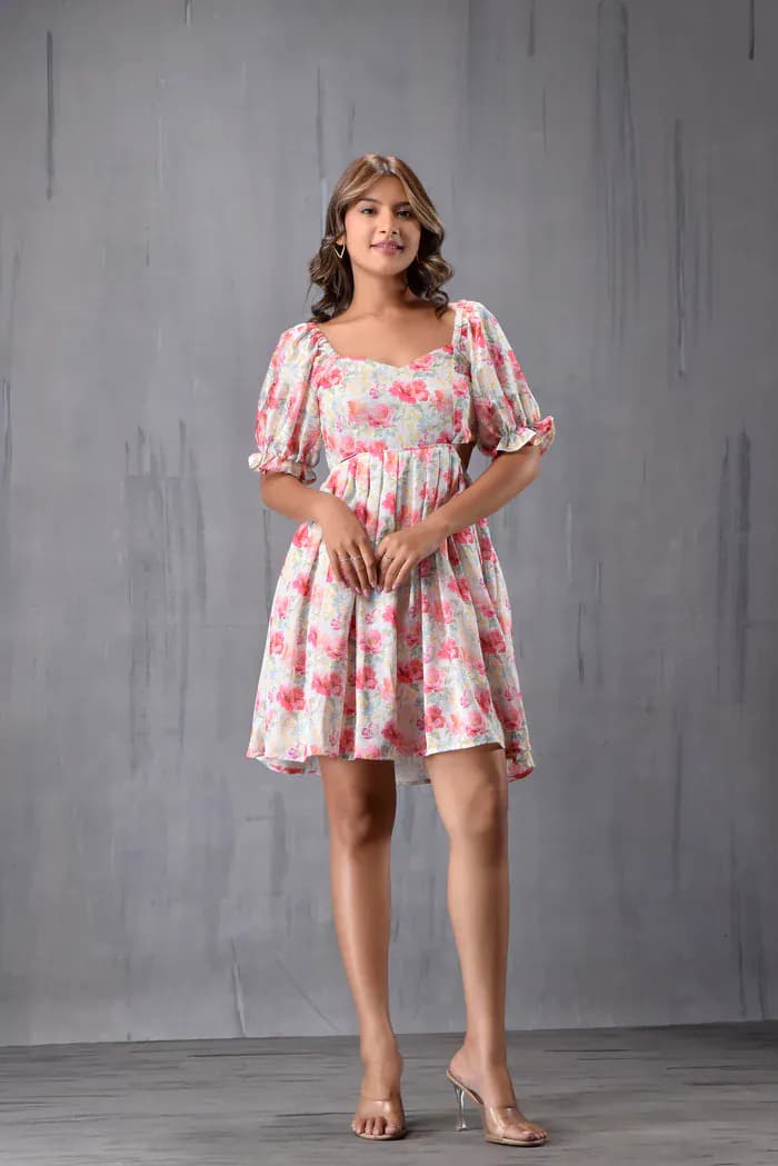 Waist & Back Cut Out Dress