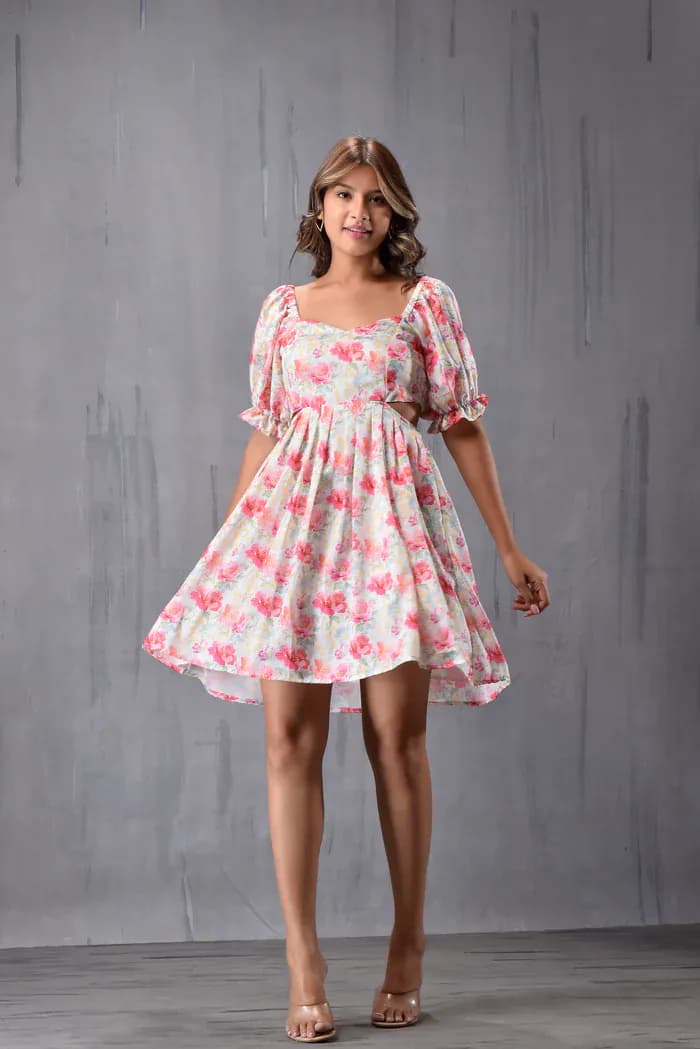 Waist & Back Cut Out Dress