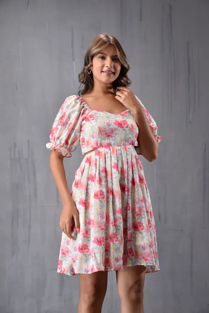 Waist & Back Cut Out Dress