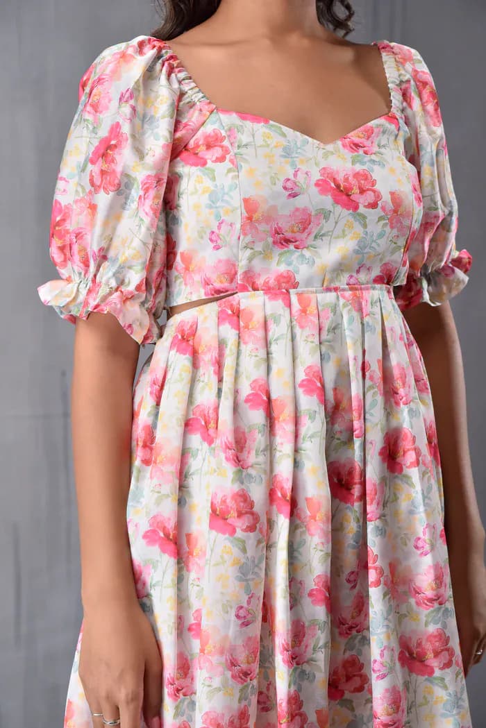 Waist & Back Cut Out Dress