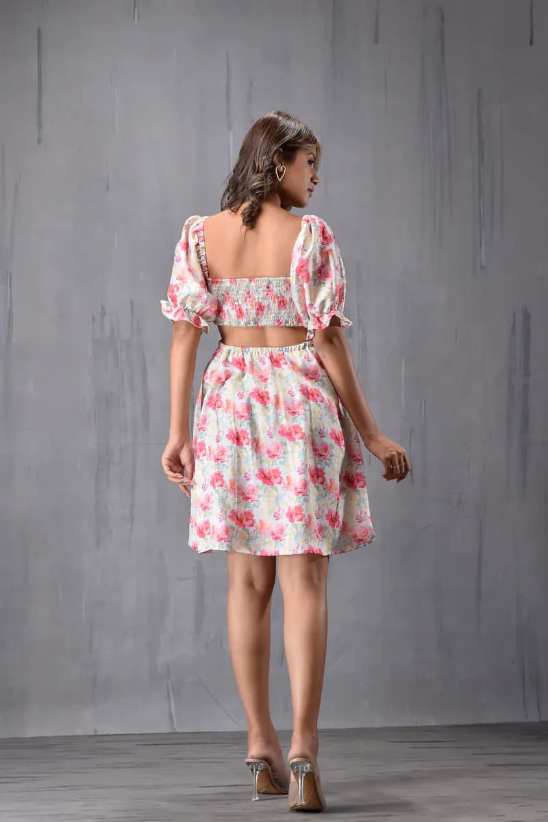 Waist & Back Cut Out Dress