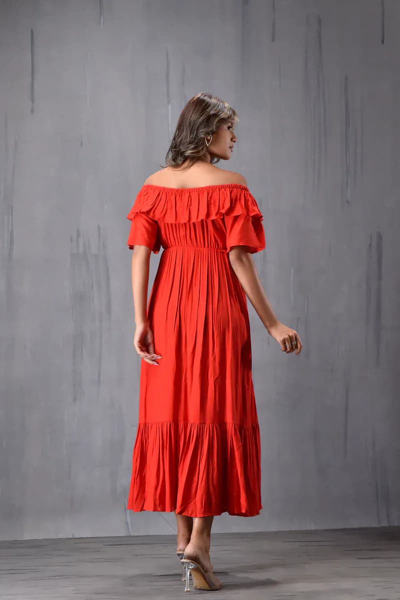 Maxi Dress Red