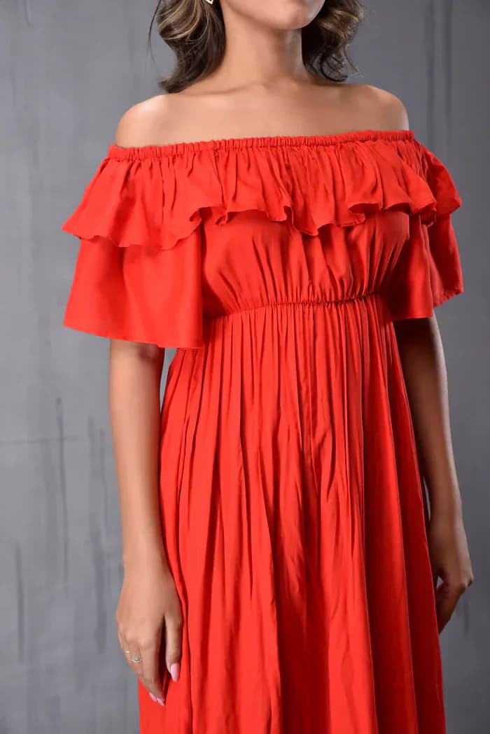 Maxi Dress Red