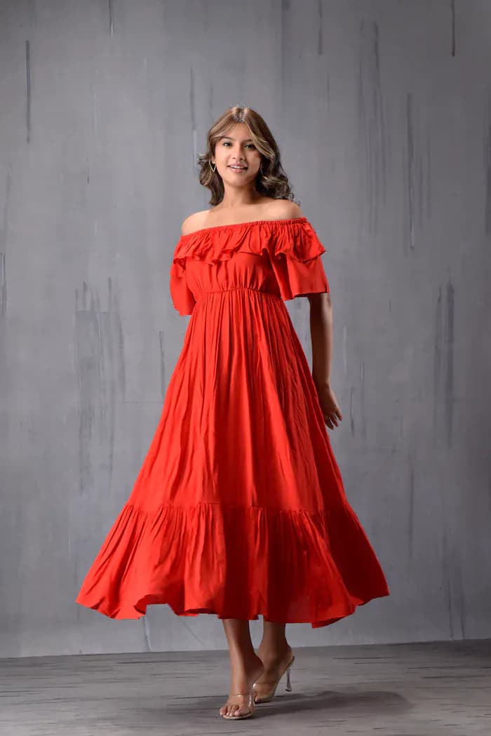 Maxi Dress Red