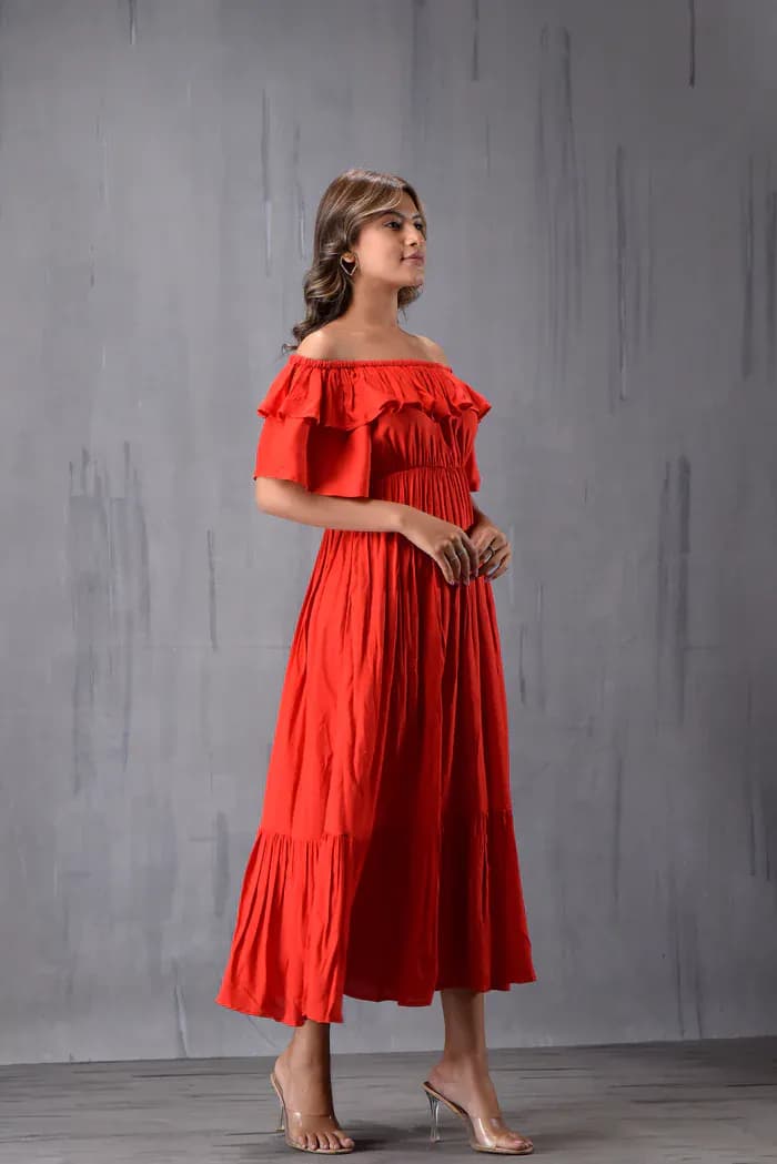 Maxi Dress Red