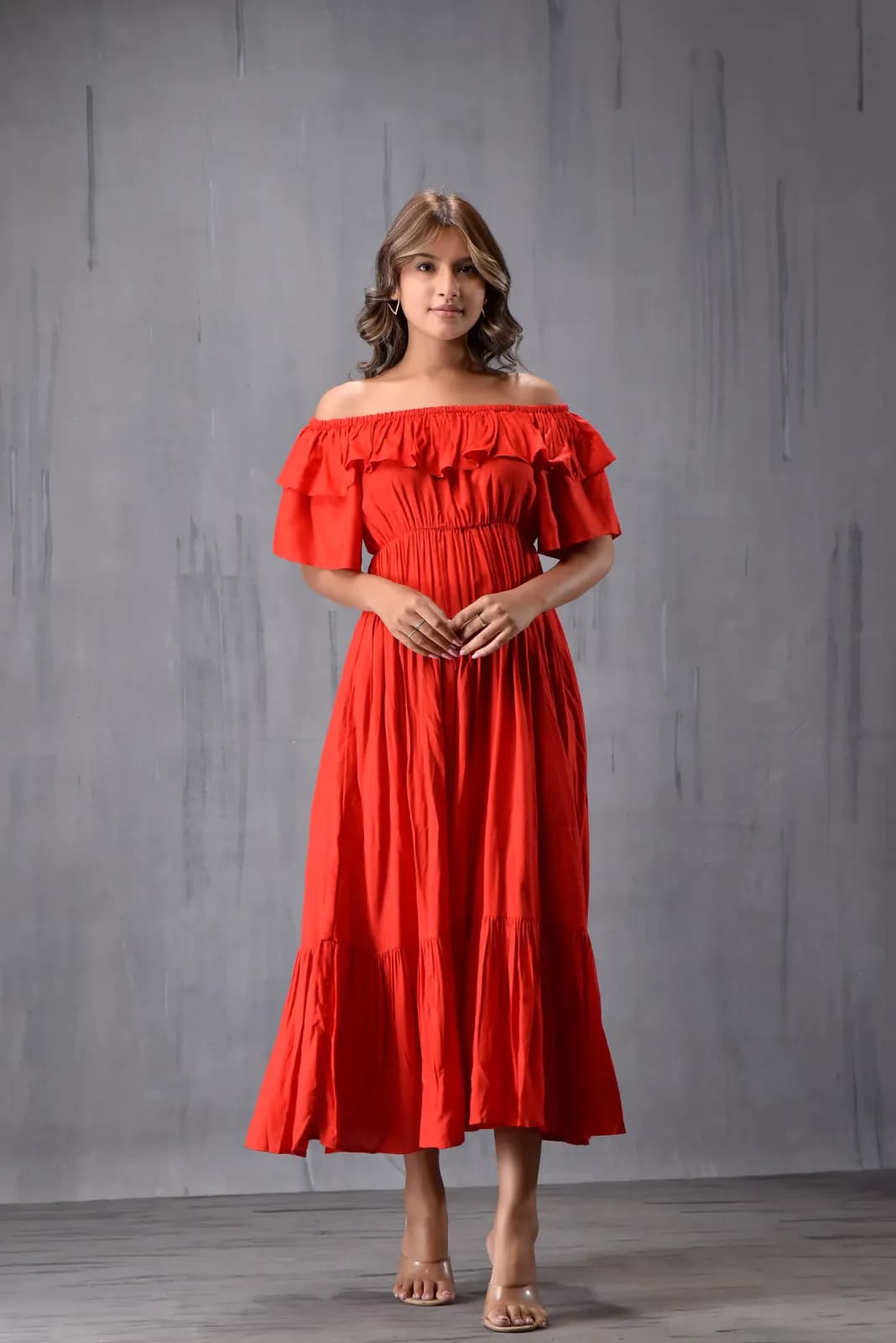 Maxi Dress Red