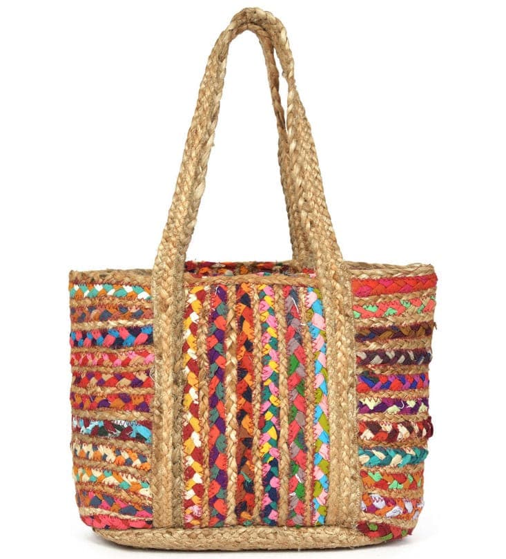 Falre Cotton Jute Beach Bag
