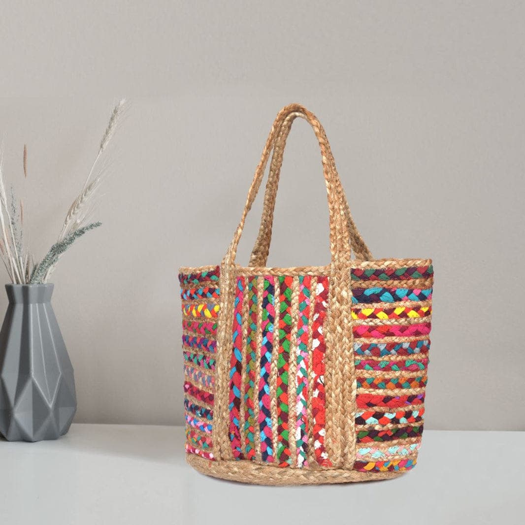 Falre Cotton Jute Beach Bag