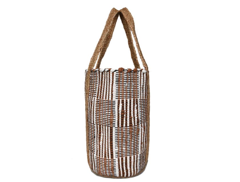 Wild weave cotton jute bag