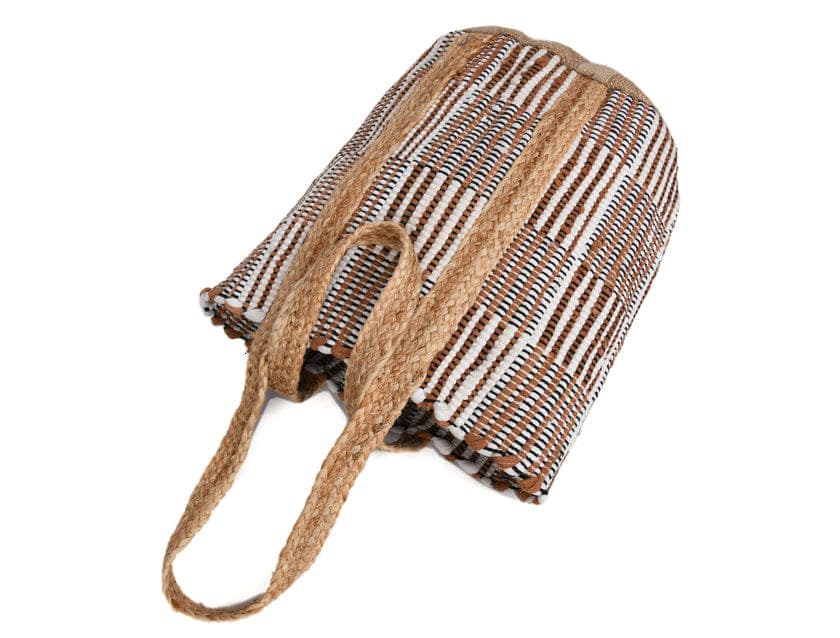 Wild weave cotton jute bag