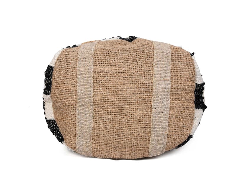 Black White Checked Pattern Beach Bag