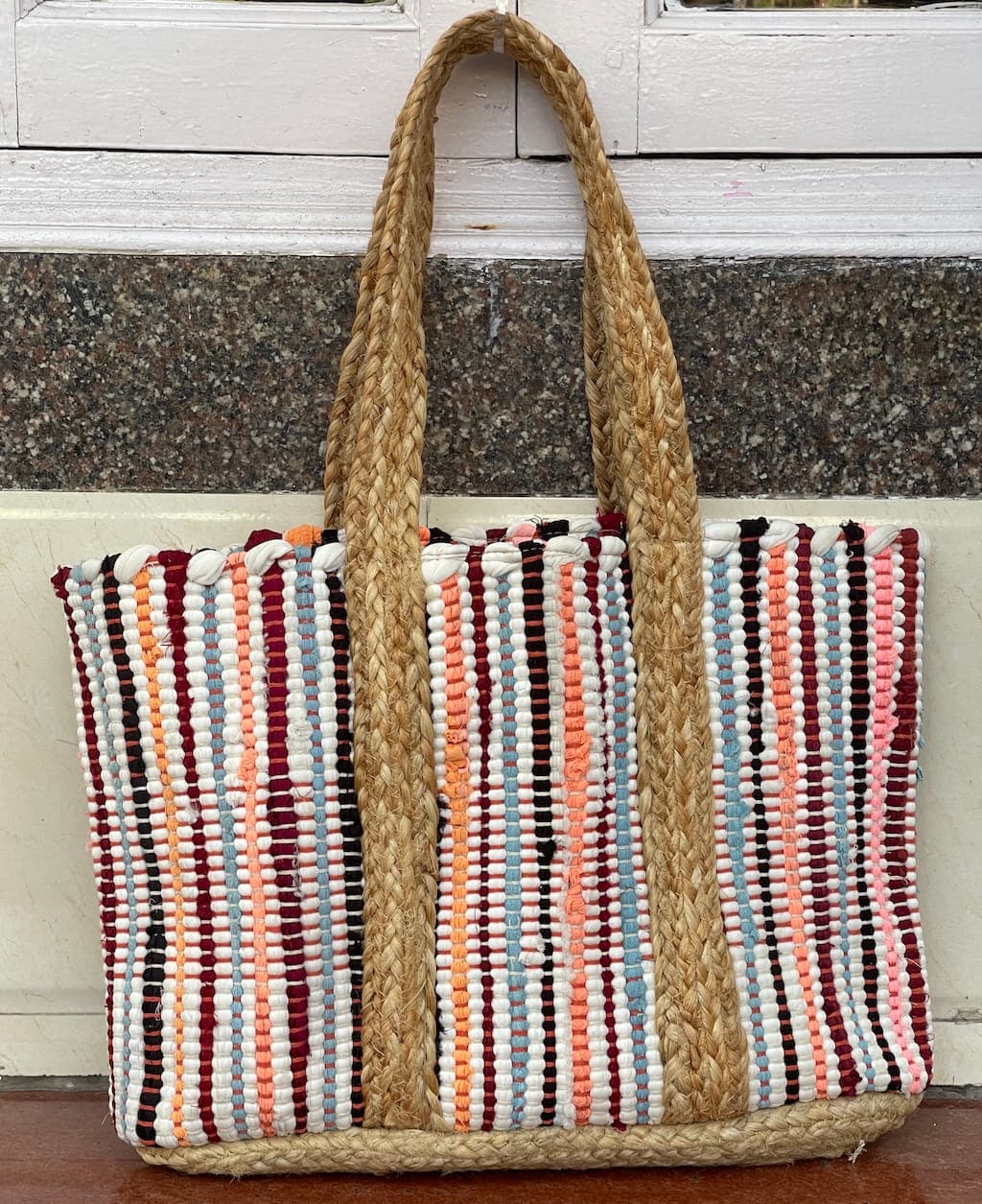Jute and Recycled Cotton Tote Bags