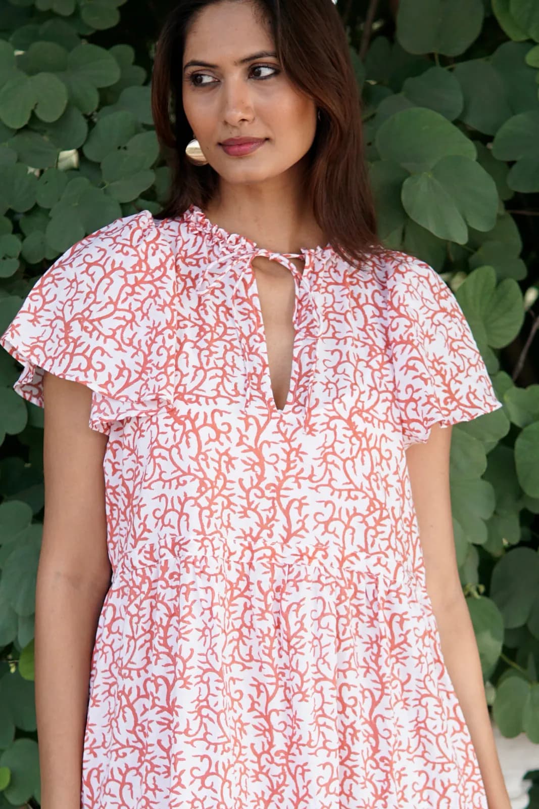 Cotton maxi dress, boho beach dress