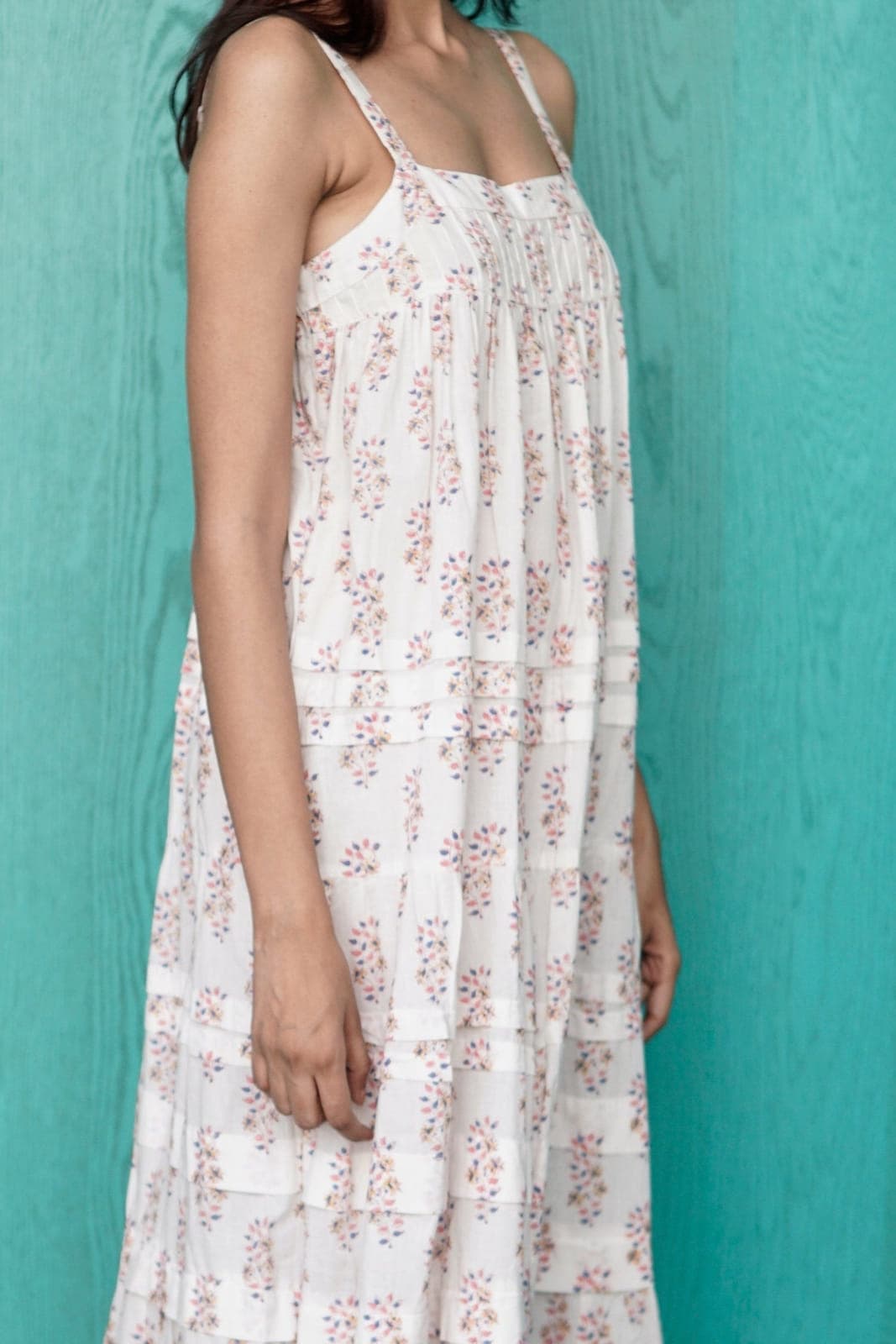 Floaty summer maxi dress with pockets