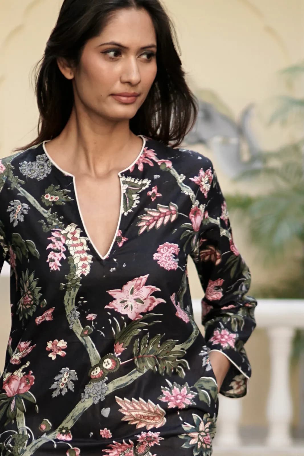 Kaftan, Juanita long kaftan dress, beach kaftan, luxury beach coverup with pockets