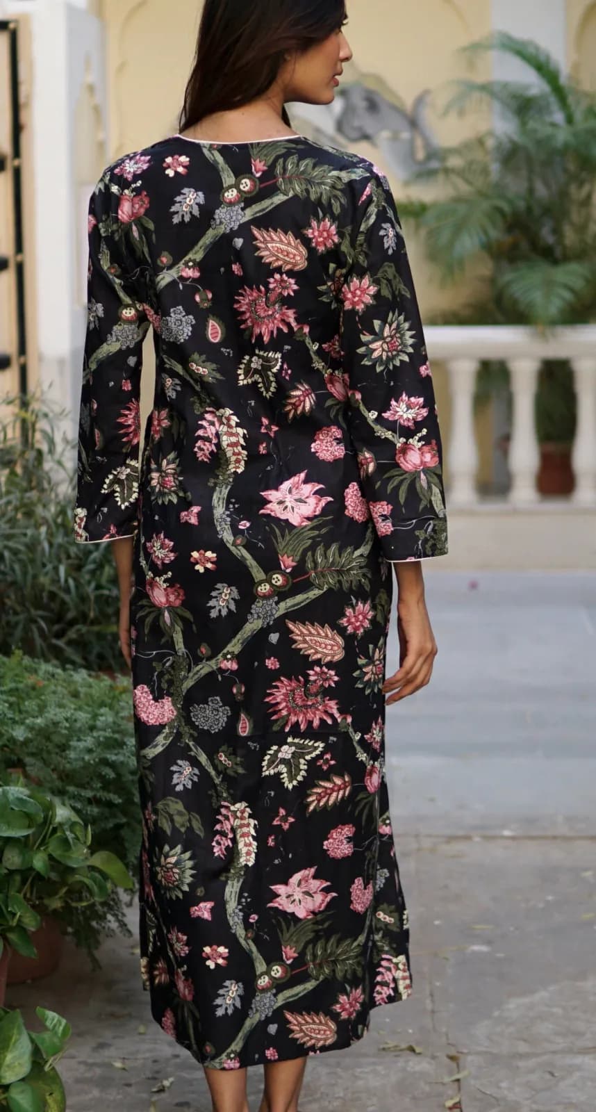 Kaftan, Juanita long kaftan dress, beach kaftan, luxury beach coverup with pockets