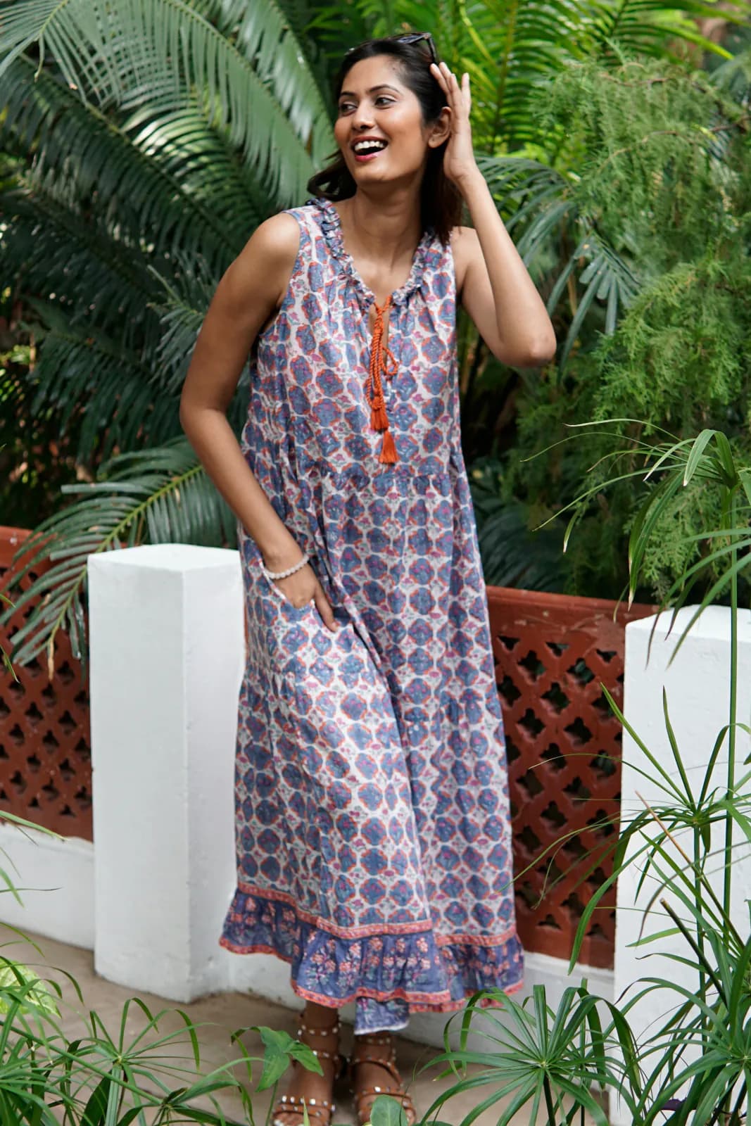 Beach dress, summer maxi dress