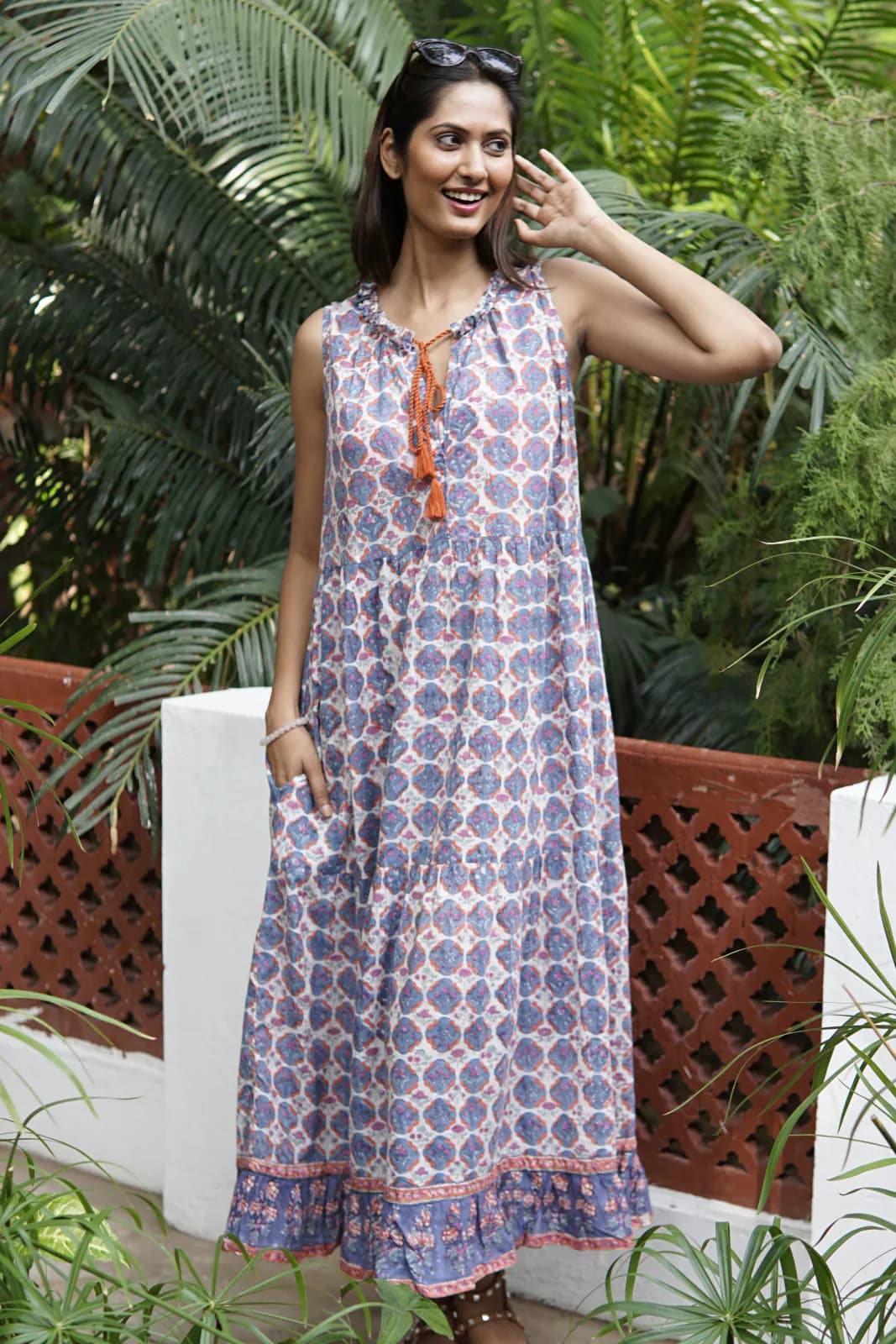 Beach dress, summer maxi dress