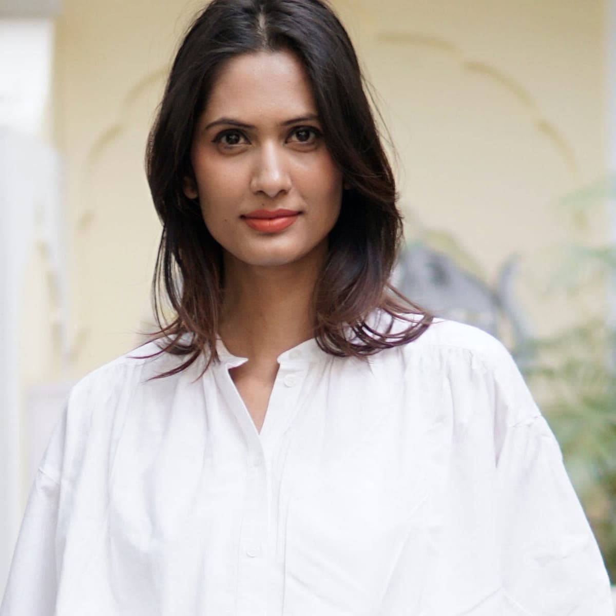 White Blouse, big sleeved cotton summer blouse