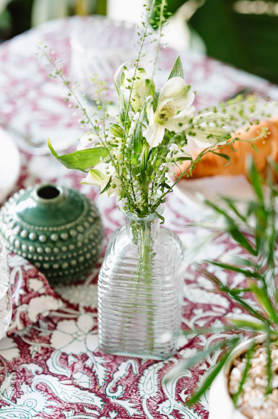 ROSE PAISLEY TABLECLOTH