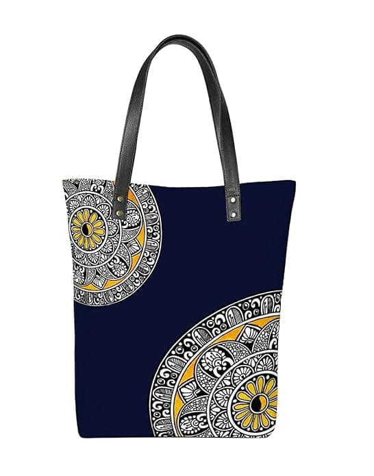 Concepts Blue Women Printed Canvas Tote Bag