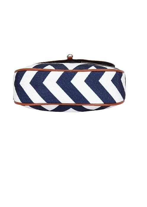 Zig Zag Canvas Printed Women Sling Bag