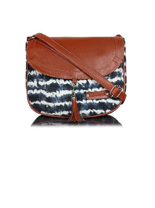 Tie Die Canvas Printed Women Sling Bag