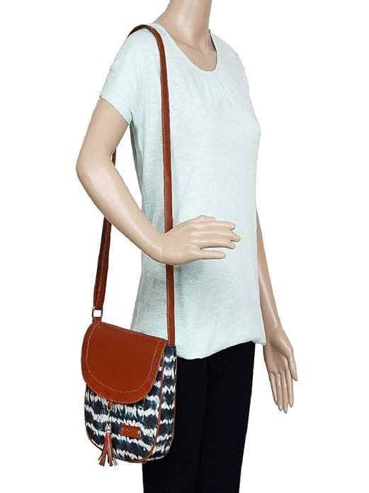Tie Die Canvas Printed Women Sling Bag