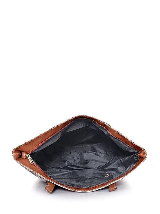 Owl Printed Canvas Tote Bag