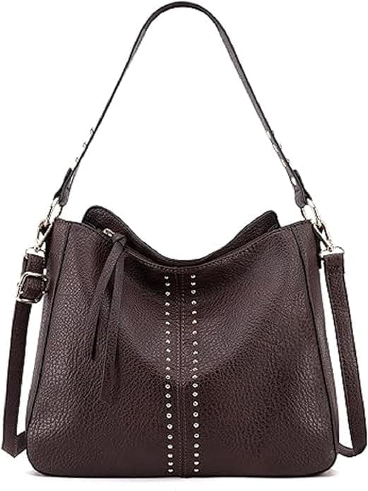 Brown Color Vegan PU Women Bag