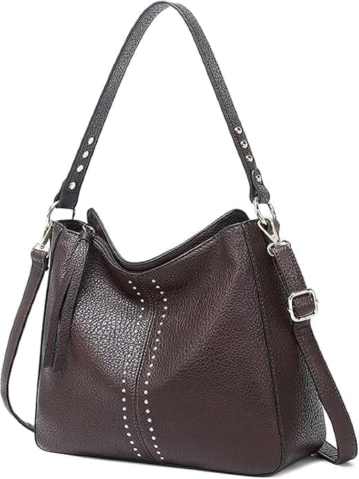 Brown Color Vegan PU Women Bag